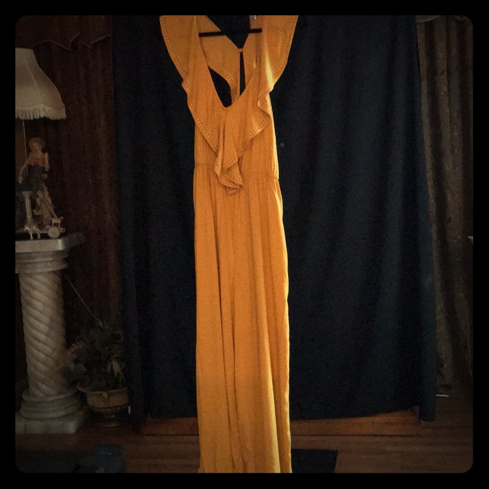 Jumpsuit Xhilaration mustard Color